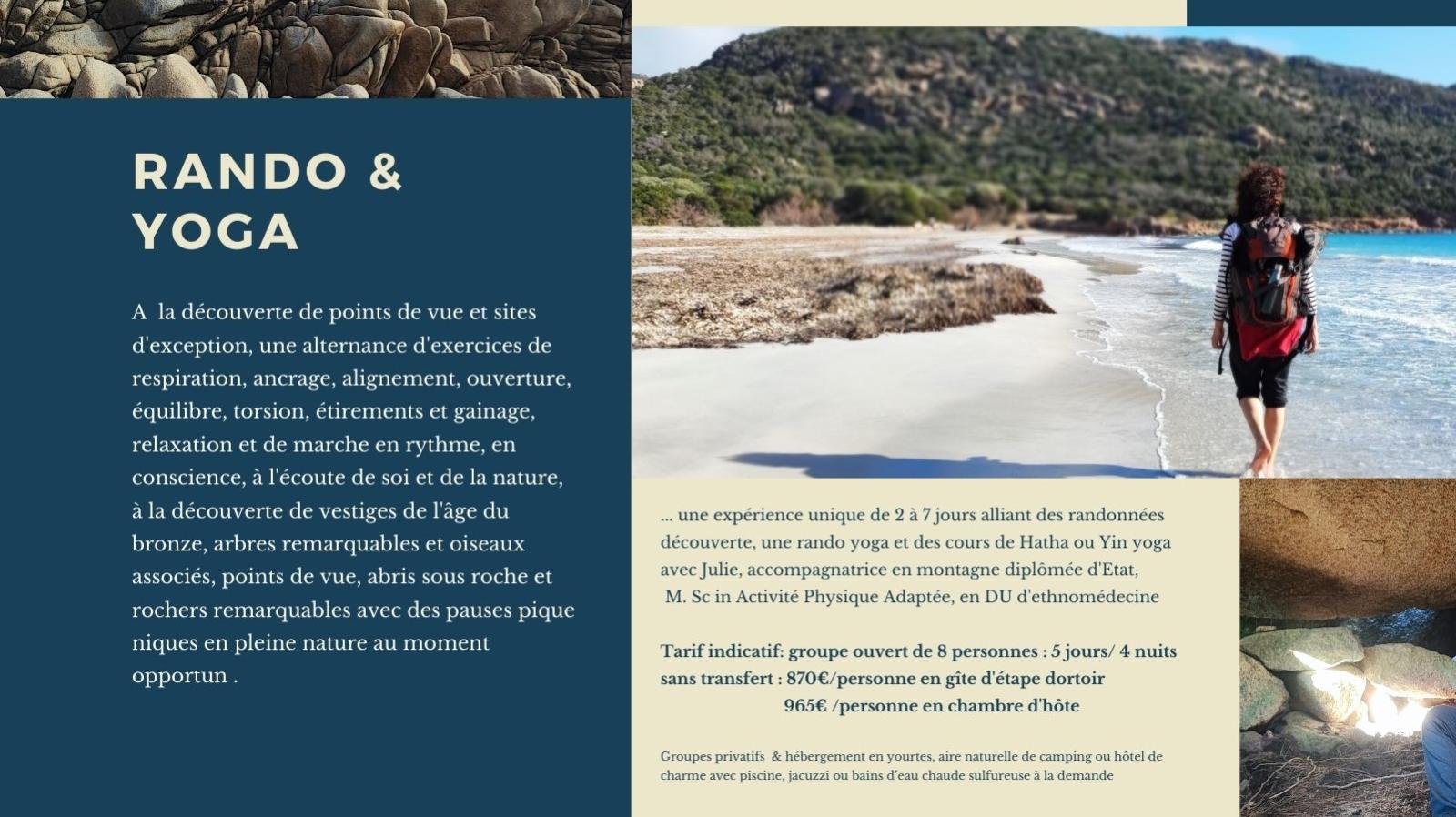 séjour rando yoga corse du sud trekors